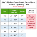 Men's Cotton Stretch Ripstop Cargo Shorts with Belt (2-Pack) product image