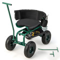 Adjustable Outdoor Rolling Garden Cart  product image