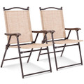 Patio Folding Sling Back Chair (2-Pack) product image