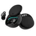 Wireless Bluetooth Earbuds Comfortable Noise Blocking LED Power Display Music Sleep Dual Mode for Sleeping Working Hiking Color Black product image