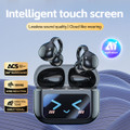 Ai Smart Bluetooth Translator Headphone, 144 Languages Translator Touch Control Wireless Earbuds With Noise Cancelling Color Purple product image