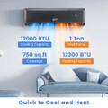 12000 BTU Mini Split Air Conditioner and Heater with Heat Pump product image
