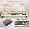63" x 24" Electric Standing Desk with 2 Foldable Drawers product image