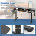 63" x 24" Electric Standing Desk with 2 Foldable Drawers product image