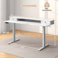 63" x 24" Electric Standing Desk with 2 Foldable Drawers product image