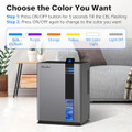 NineSky 98-Oz Dehumidifier with Auto Shut-Off and 5-Color LED Light  product image