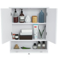Bathroom Medicine Cabinet with Double Mirror Doors product image