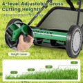 Ironmax 16" Push Lawn Mower with 5-Blades and Grass Catcher product image