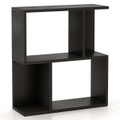 3-Tier Geometric Bookcase Side Table with Open Storage product image