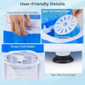 Portable Mini Top Load Washer with Removable Spin Tub and Safety Cover product image