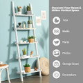 5-Tier Leaning Wall Ladder Shelf  product image