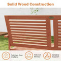 2-Person Patio Bench with 105° Inclined Slatted Backrest product image