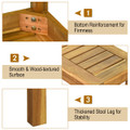 52" Outdoor Acacia Wood Dining Table product image