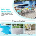 Rattan 3-Piece Bistro Furniture Set product image