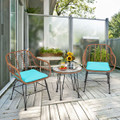 Rattan 3-Piece Bistro Furniture Set product image