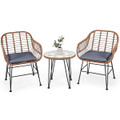 Rattan 3-Piece Bistro Furniture Set product image