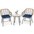 Rattan 3-Piece Bistro Furniture Set product image