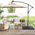 Offset Umbrella Base with 4 Square HDPE Plates product image