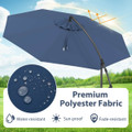 10' Hanging Offset Outdoor Market Patio Umbrella  product image