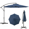 10' Hanging Offset Outdoor Market Patio Umbrella  product image