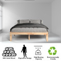 14 in. Wooden Platform Bed Frame (Queen) product image