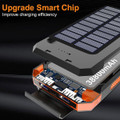 Solar Power Bank 38800mAh with LED Light and Compass product image