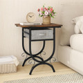 Side Table with Foldable Fabric Drawer (1- or 2-Pack) product image