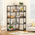 5-Tier 71"  L-Shaped Corner Bookcase with 2 Anti-Toppling Kits product image