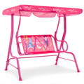 2-Seat Toddler Porch Swing with Metal Stand and Adjustable Canopy product image