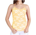 Women's Spandex Nylon Seamless Camisole Lace Top product image