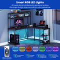 L-Shaped Gaming Desk with LED Strip  product image