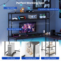 L-Shaped Gaming Desk with LED Strip  product image