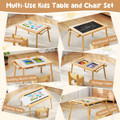 Sensory Table and Chair with Foldable Bins and Building Blocks Board product image