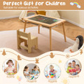 Sensory Table and Chair with Foldable Bins and Building Blocks Board product image