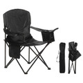 Durable Extra-Large Camping Chair with Padded Seat and Beverage Storage product image
