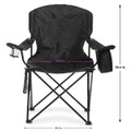Durable Extra-Large Camping Chair with Padded Seat and Beverage Storage product image