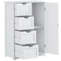 4-Drawer Standing Bathroom Storage Cabinet product image