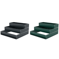 Heavy-Duty Metal Outdoor 3-Tier Raised Garden Bed Planter Box product image