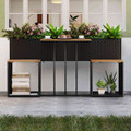 Patio Furniture Set with Raised Garden Bed and Built-in Storage Space product image