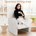 Chenille Accent Chair with Removable Lumbar Pillow product image
