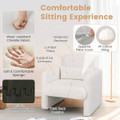 Chenille Accent Chair with Removable Lumbar Pillow product image