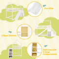 Twin-Over-Twin Bunk Bed with Staircase and Storage  product image