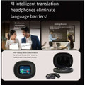 Ai Translating Ear Buds,Wireless Bluetooth Earphone 144 Languages Real Time Language Translator,For Travel Business Learning Color Black product image