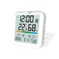 Indoor Hygrometer Thermometer, Desktop Digital Thermometer with Temperature and Humidity Monitor with Alarm clock For Home Garage Greenhouse product image