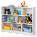 3-tier 8-Cube Standing Storage Shelves product image