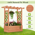 Wooden Raised Garden Bed with Trellis (1- or 2-Pack) product image