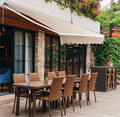 Retractable 10' x  8' Crank Handle Patio Awning product image