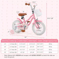 Adjustable Kids Bike with Adjustable Handlebar (12"-20") product image