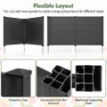 48"L x 48"H Outdoor Privacy Fence Panels with Metal Ground Stakes product image
