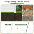 48"L x 48"H Outdoor Privacy Fence Panels with Metal Ground Stakes product image